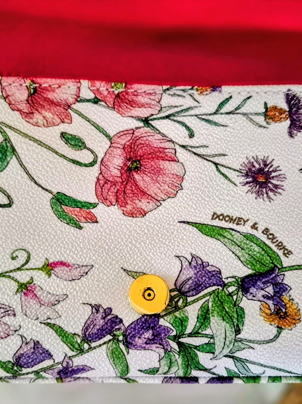 Dooney & Bourke White Floral Crossbody Bag - Picture 7 of 11